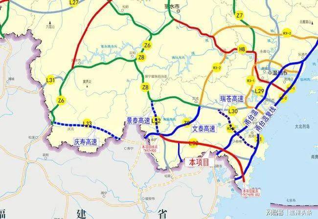 苍南至泰顺高速公路计划于2022年底开工建设,2026年建成通车.