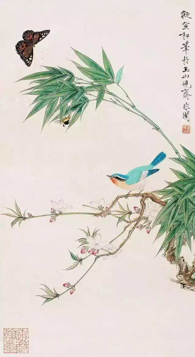 这工笔画,画出了写意的神韵