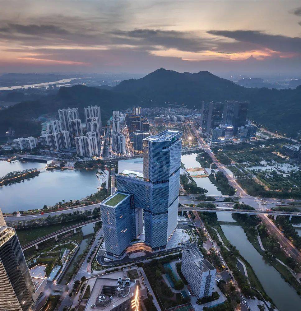 aedas新作 | 南沙建滔广场,大湾区核心交通枢纽畔的门户人居