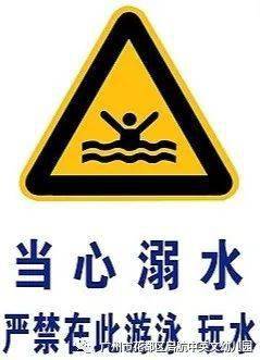 防溺水 安全标识