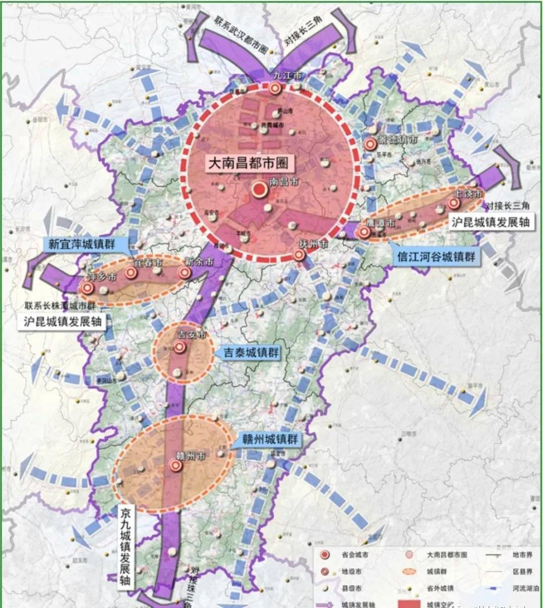 江西省国土空间总体规划出炉!南昌定位未来十年发展方向