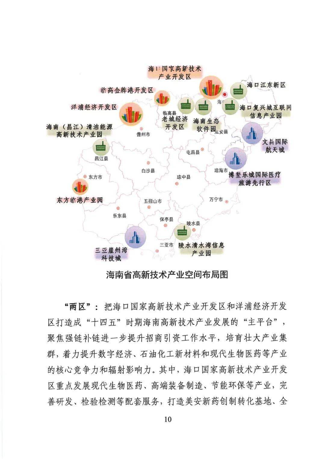 海南省发布高新技术产业十四五发展规划