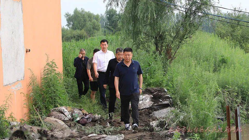 区领导李国辉到纪家街道检查防汛工作