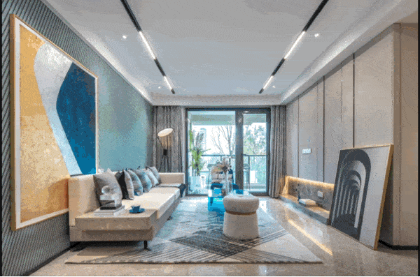 最大限度引入自然光,清风畅行  餐厅,客厅一体化布局  让整个空间的