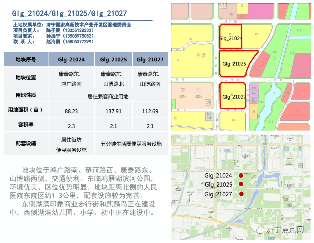 6亿!济宁高新区2宗商住用地挂牌出让