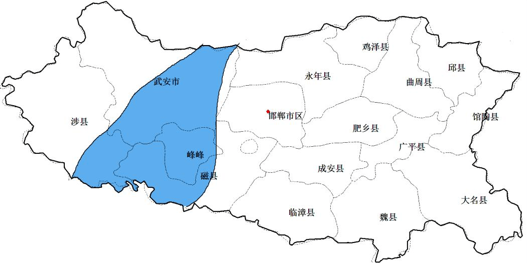 过程,过程累计雨量一般为50~150毫米, 西部山区浅山区(峰峰,磁县西 部