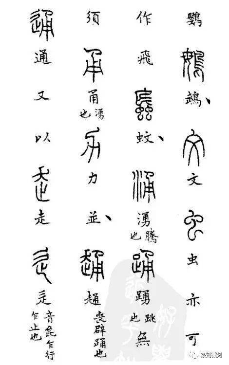 明朝朱之蕃《篆书偏旁歌诀,推荐收藏!