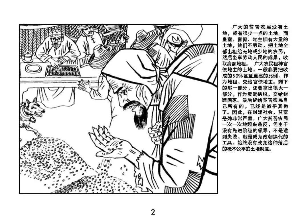 红色故事绘——党史上的今天 | 今日推荐《土地改革运动》_连环画