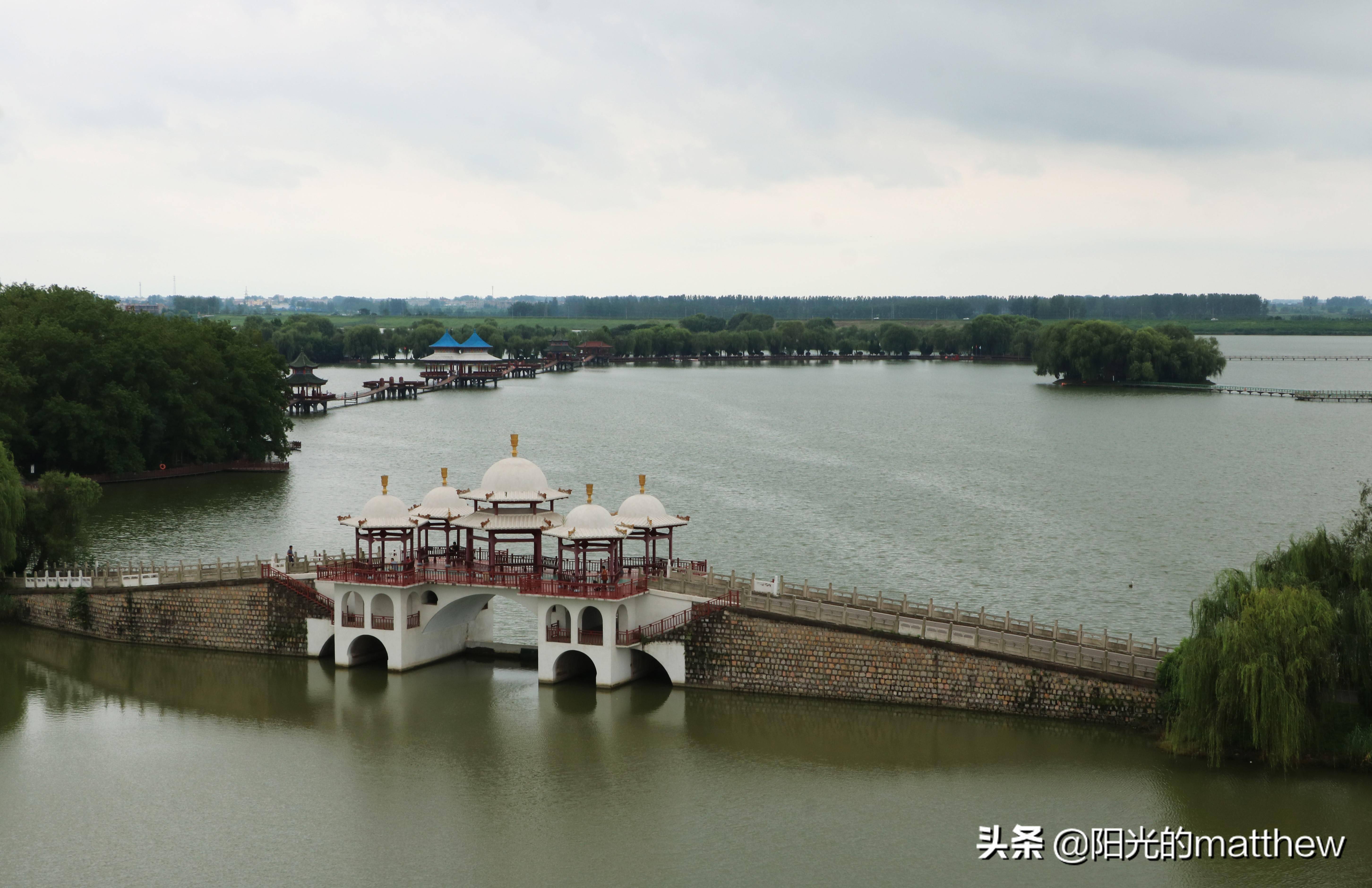 走进颍上管仲故里,观八里河波光潋滟的美景_景区