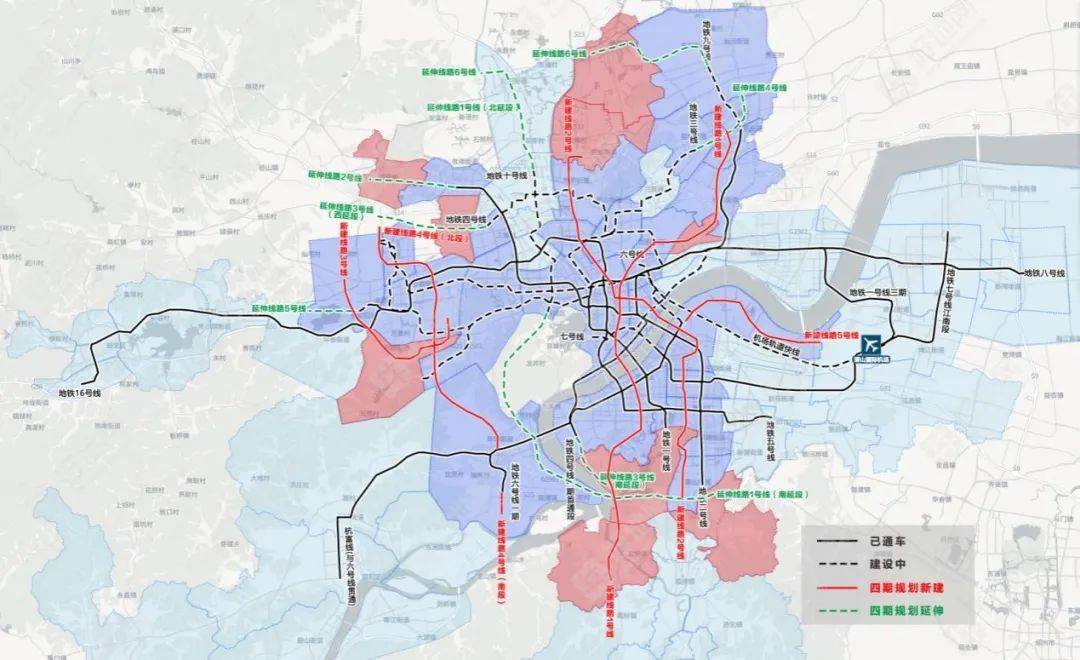 2035年杭州轨道交通总里程将突破1000公里,五大铁路枢纽将分层级