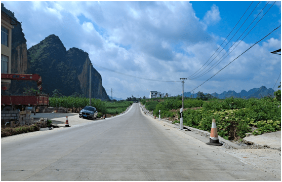 都安至双福都安段旅游扶贫二级公路上半年完成投资双过半目标