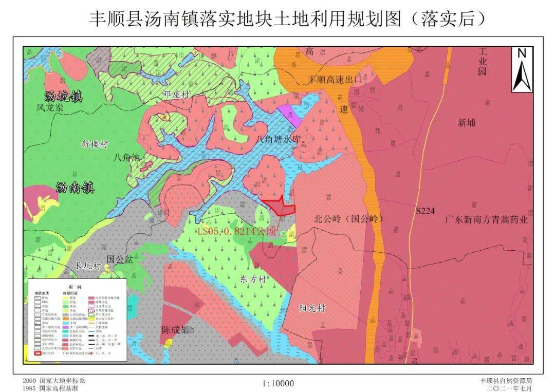 汤南,埔寨,汤坑,砂田,龙岗将有大变化,规划图曝光_丰顺