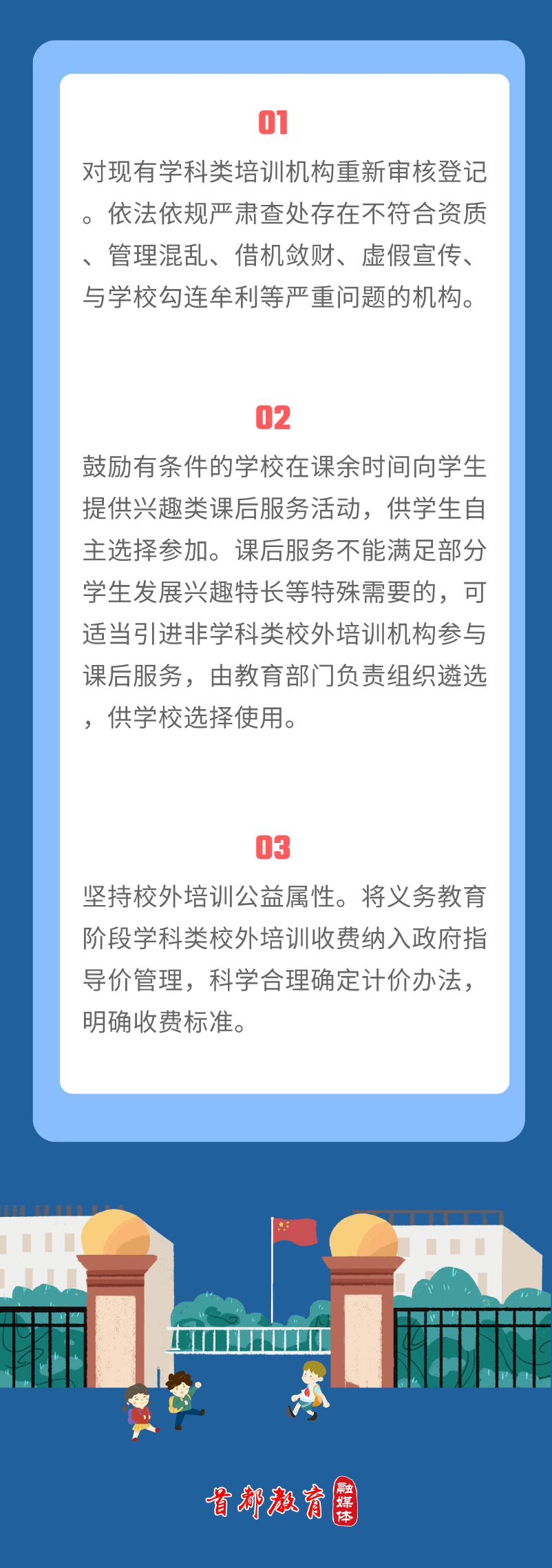 提升校内教育质量规范校外教育培训6张图看懂双减最新政策