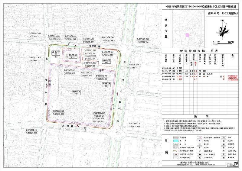 城南新区这两宗单元地块规划有所调整_嵊州市