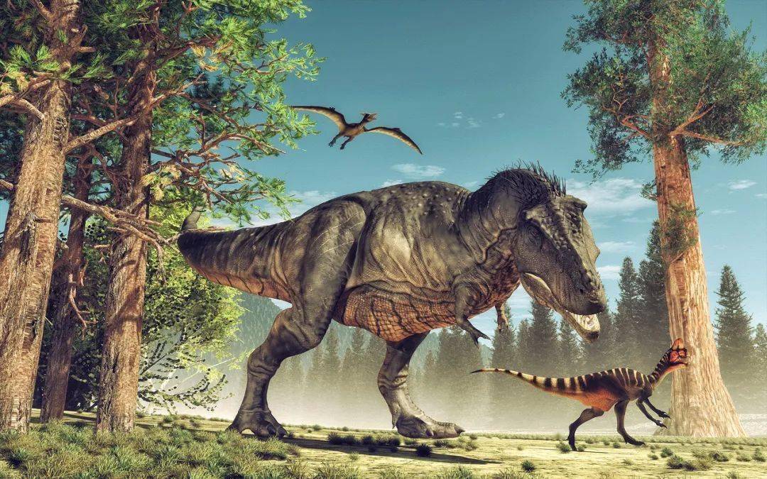 诸多仿真恐龙模型 配合声光电等特效 高度还原侏罗纪时期 恐龙生活
