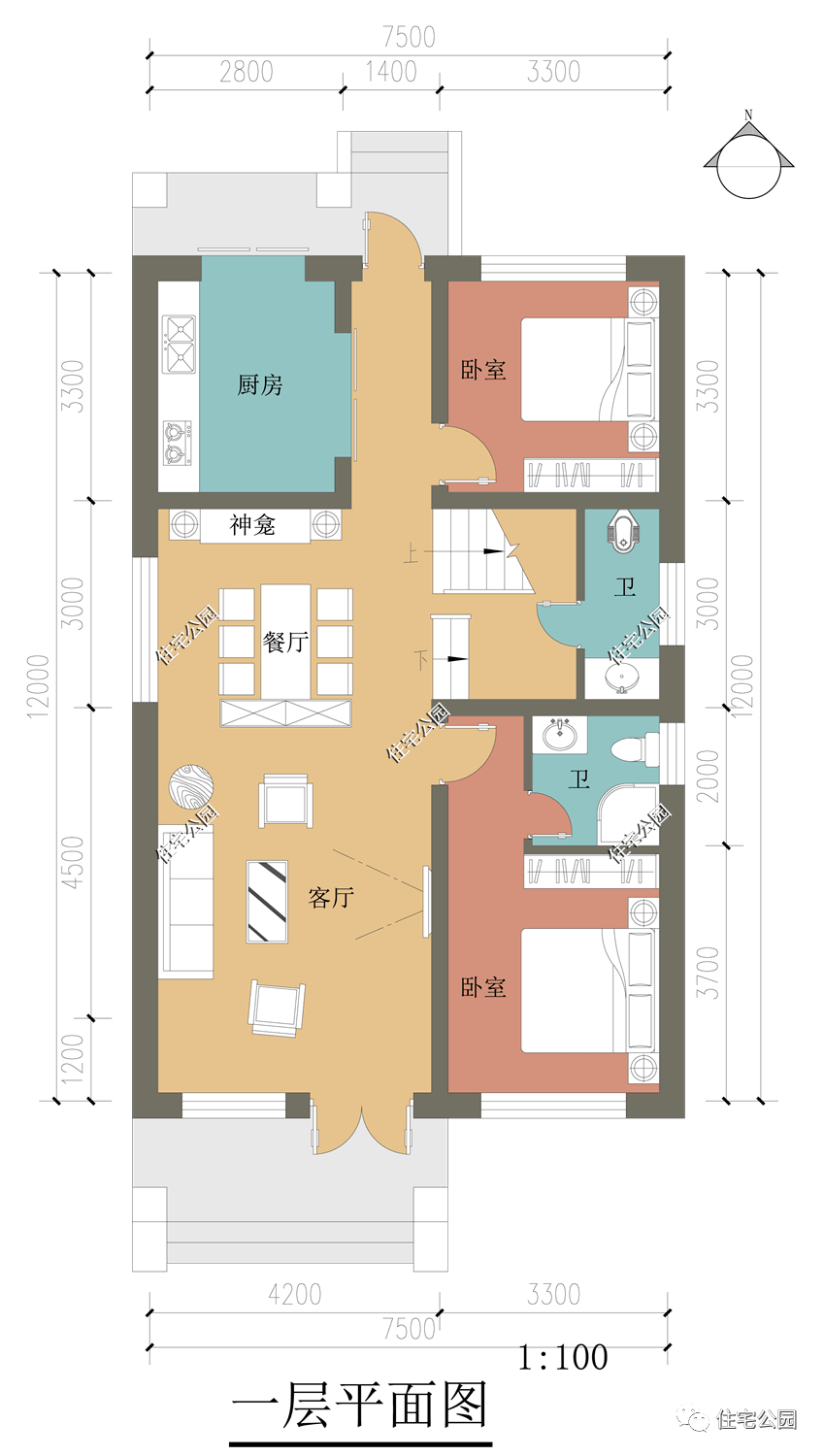 户型特辑丨精选20套农村二层户型图,下半年建房不发愁了