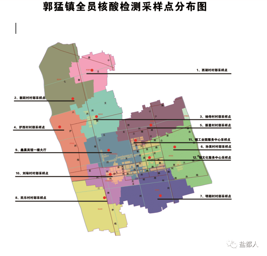 关于郭猛镇开展全员核酸检测演练的通告_盐都