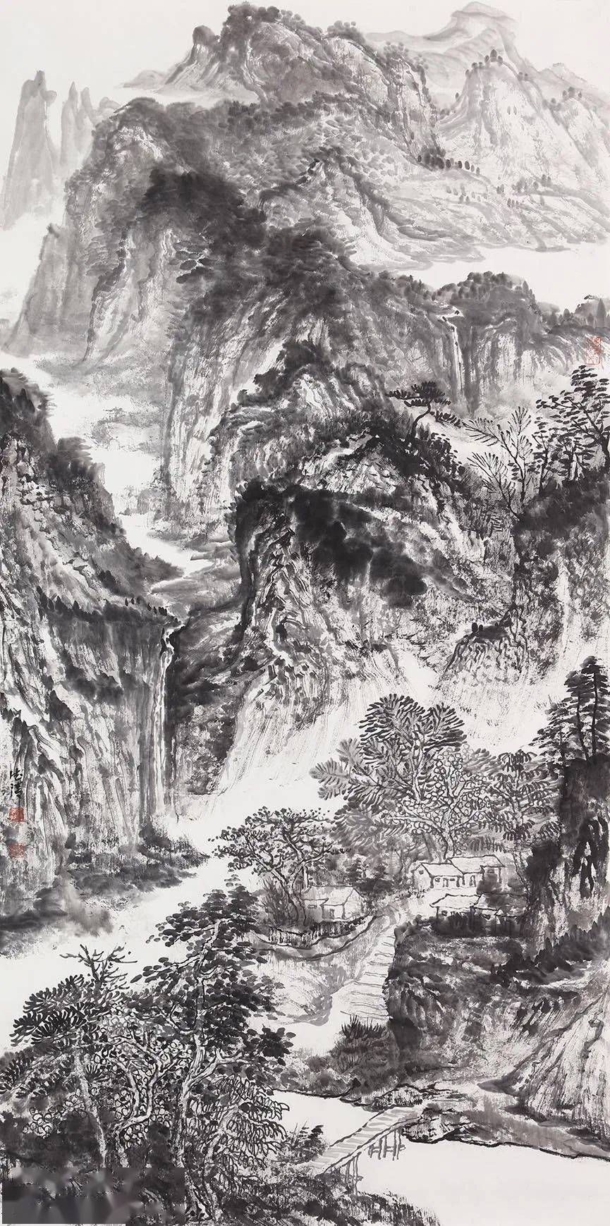 道弸于中中国艺术研究院艺术培训中心洪潮山水画工作室学生结业作品展
