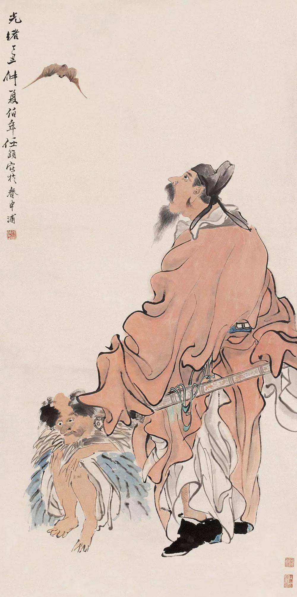 任伯年笔下的经典人物画,高清80幅