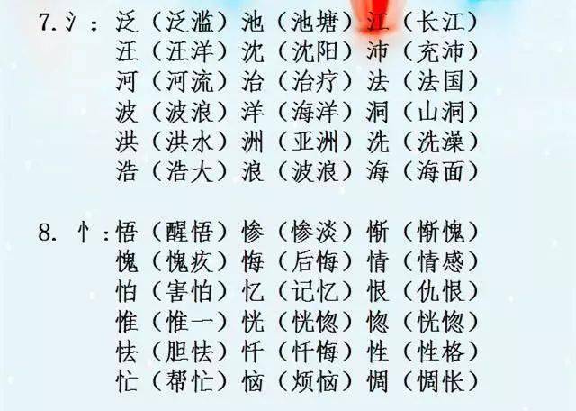 小学语文"辨字组词"大全!太棒了!