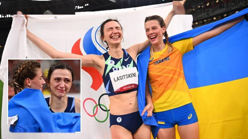 因为和俄罗斯运动员拥抱庆祝,乌克兰跳高女运动员回国