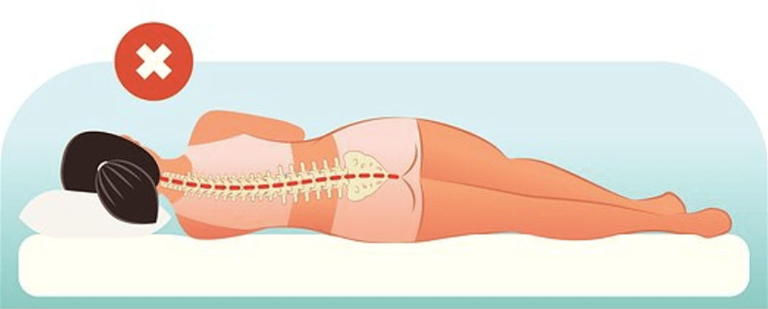 99人睡觉姿势不对可能引起颈椎腰椎脊柱问题