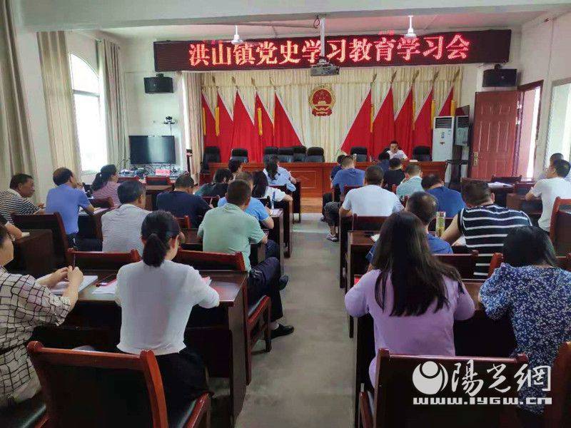 汉滨区洪山镇以党史学习教育为抓手 推进"五型"机关建设