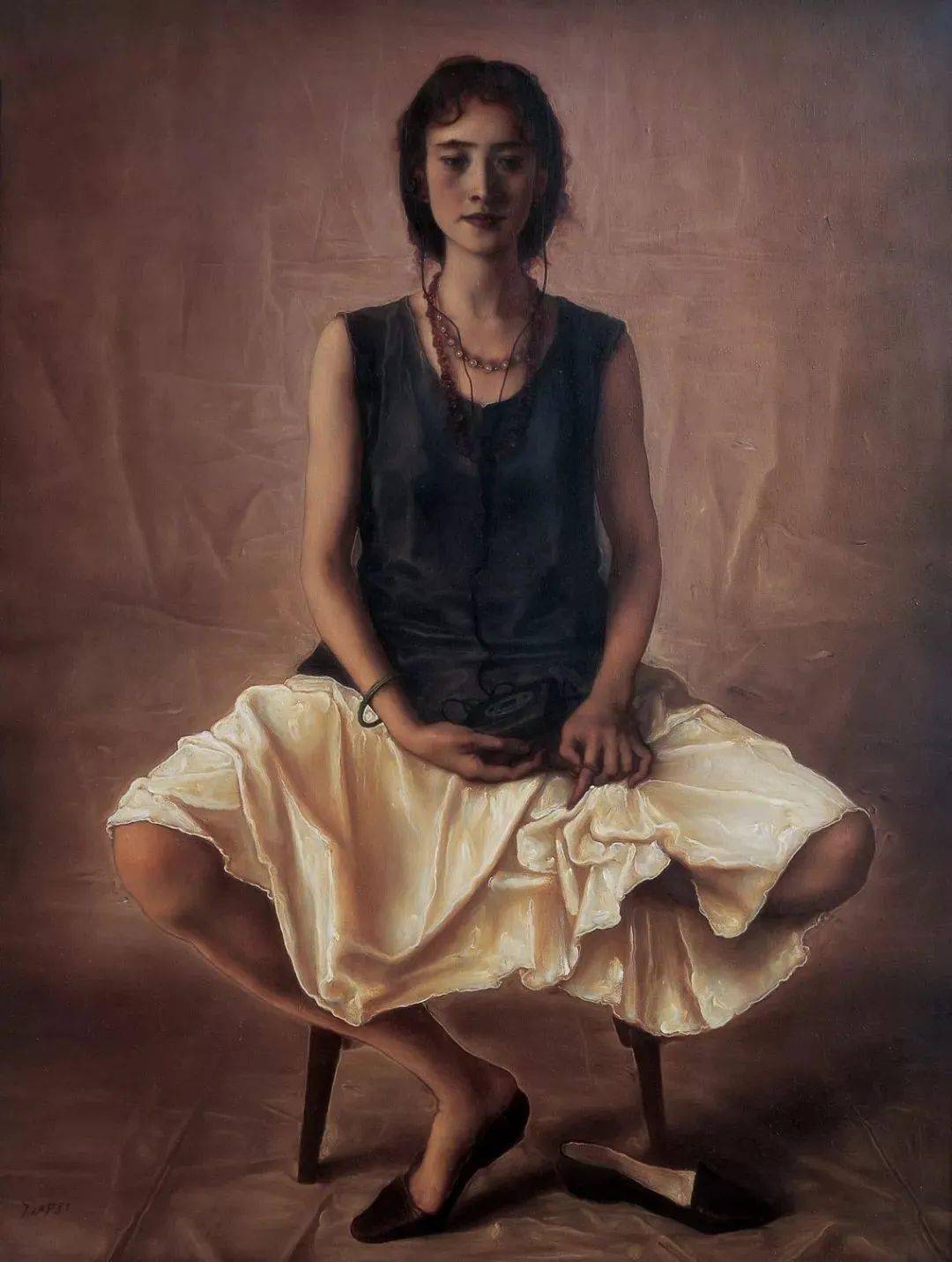 川美院长庞茂琨的风景与人物生动写生油画作品欣赏