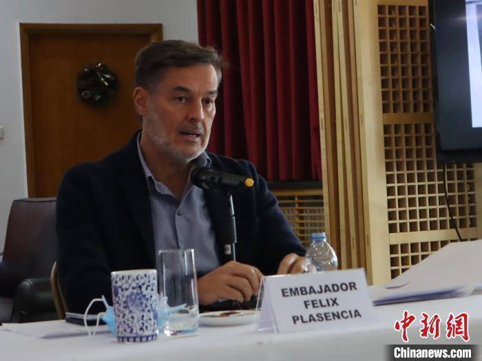 委内瑞拉驻华大使菲利克斯·普拉森西亚,图自中新网