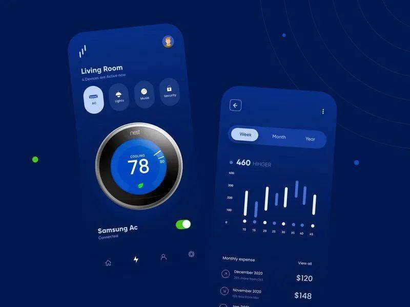 设计灵感:12 款智能家居 app 界面设计