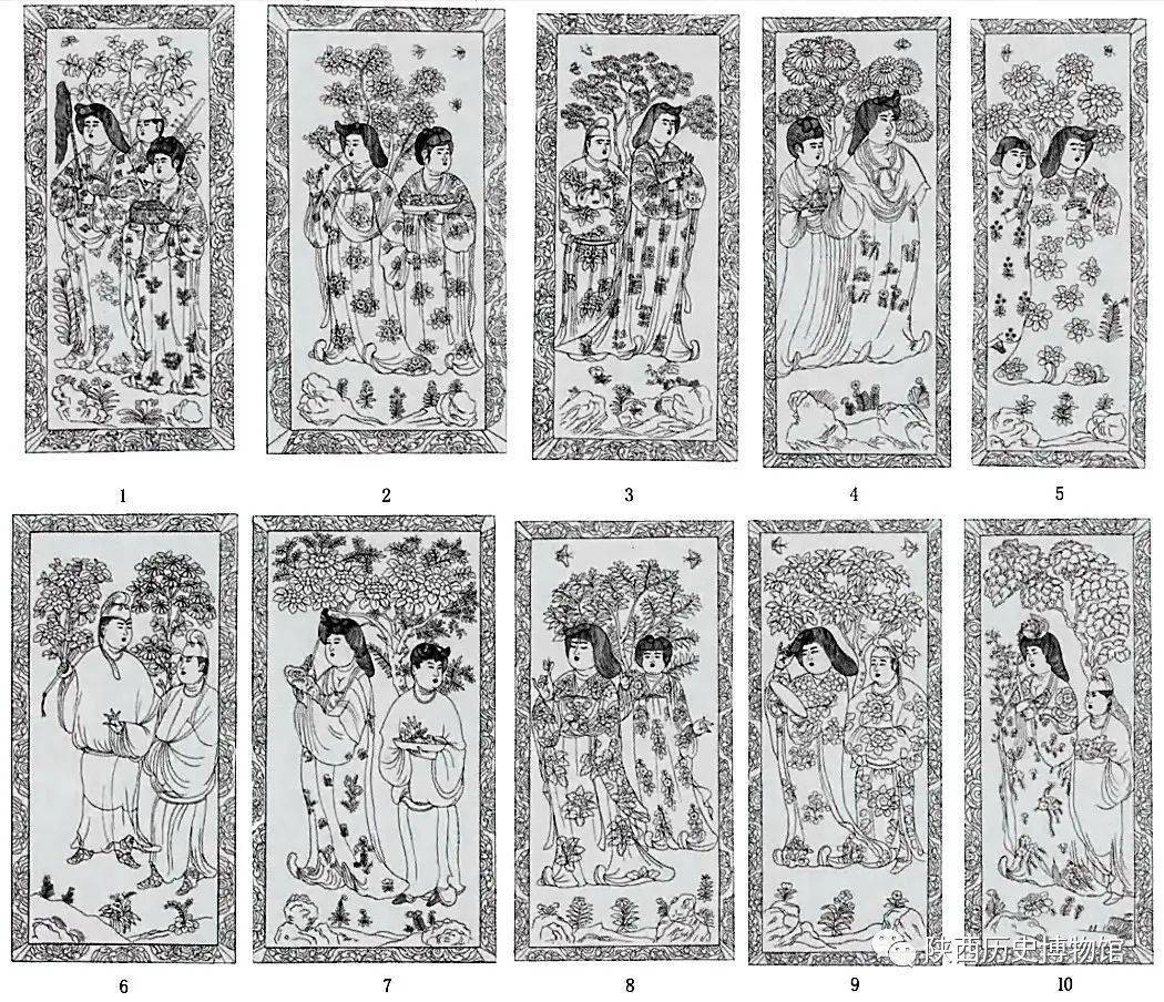 【学术研究】武惠妃石椁线刻女性服饰与装束考