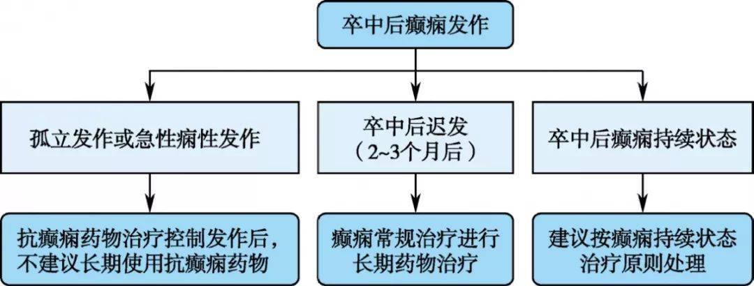 卒中发病后24 h内首次癫痫发作处理流程