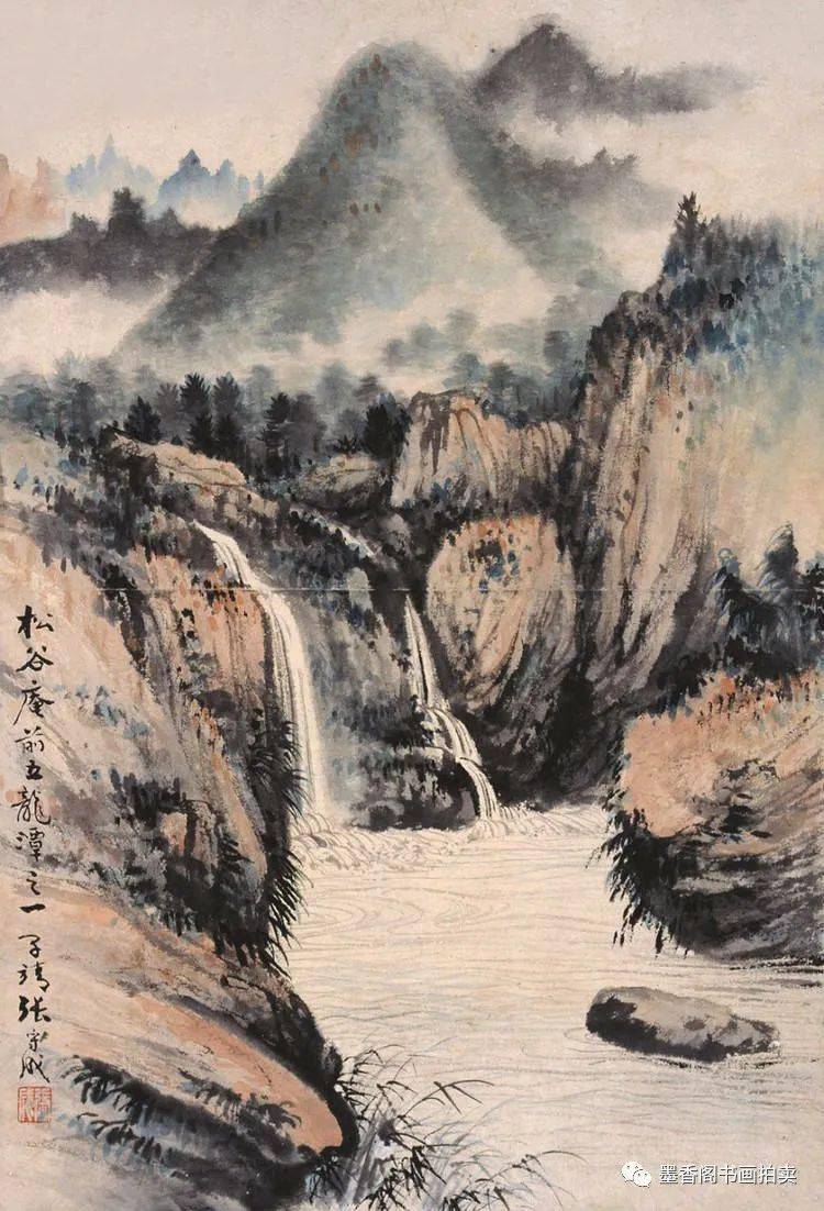 国画名家张守成的山水画作品赏析