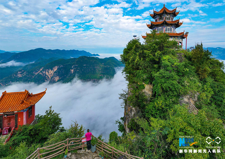 唯美|雨过天晴 重庆云台寺现烟雾美景