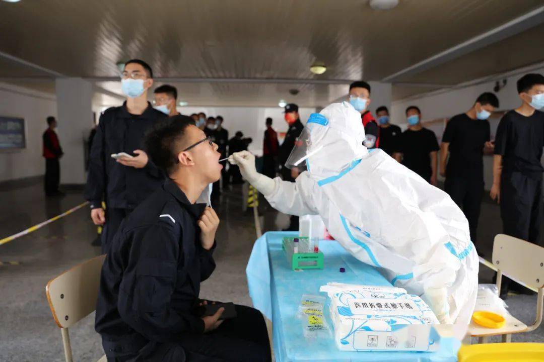 疫情防控核酸检测进校园安全筑牢开学季天津公安警官职业学院开展核酸