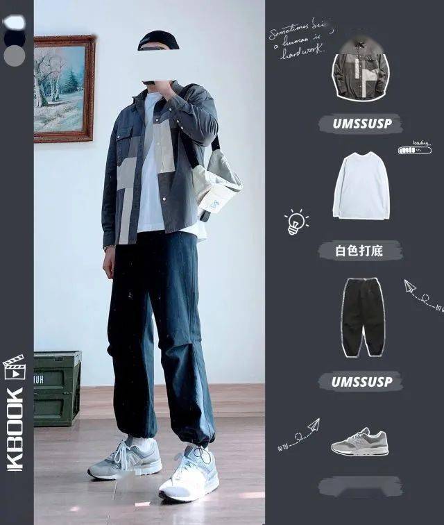 男生秋季穿搭,给兄弟们一周穿搭一些灵感