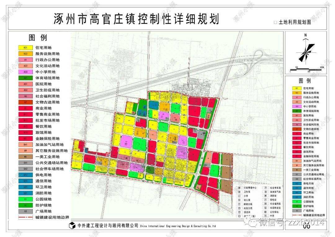 涿州高官庄镇控制性详细规划