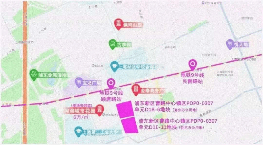 指导价45万㎡招商浦东曹路地块项目规划公示