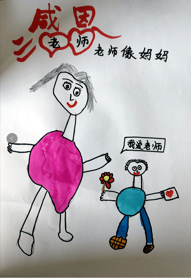 教师节主题绘画丨老师像妈妈