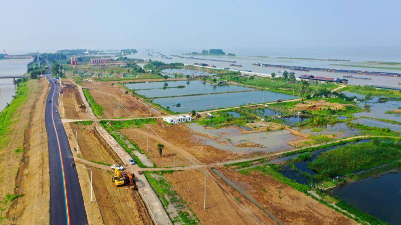 洪泽区:积极推进洪泽湖大堤城区段生态修复二期项目建设