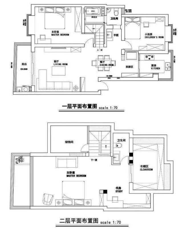 116平的北欧风复式楼,二楼改成大主卧,好羡慕呀