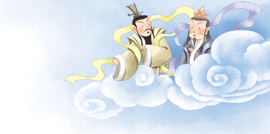 一天过去了,两天过去了,他们的举动被天上五位善良的仙人看在眼里.