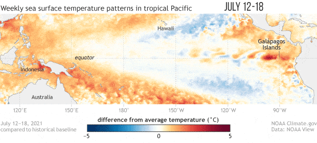 但随着热带中东太平洋地区的海水正在降温,来自 noaa(美国海洋大气