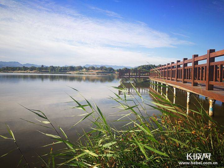 官厅湿地公园建成后风景.资料图