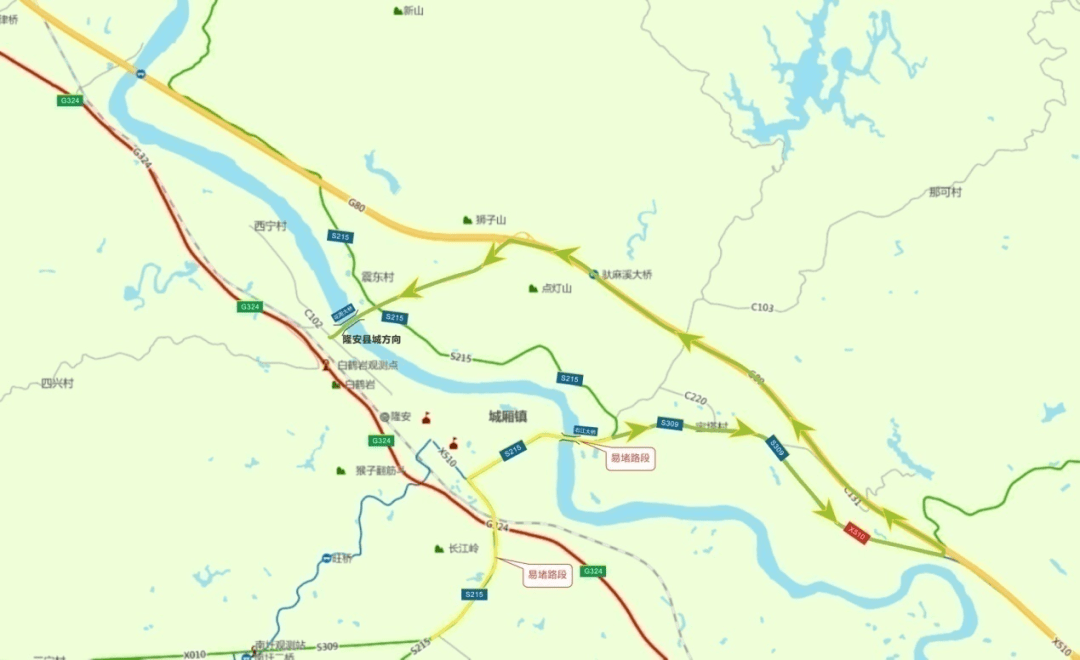 2021年国庆节隆安境内国省道公路出行指南