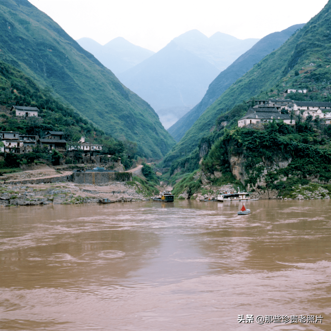 一组1987年拍摄的川江老照片33年前的三峡风景