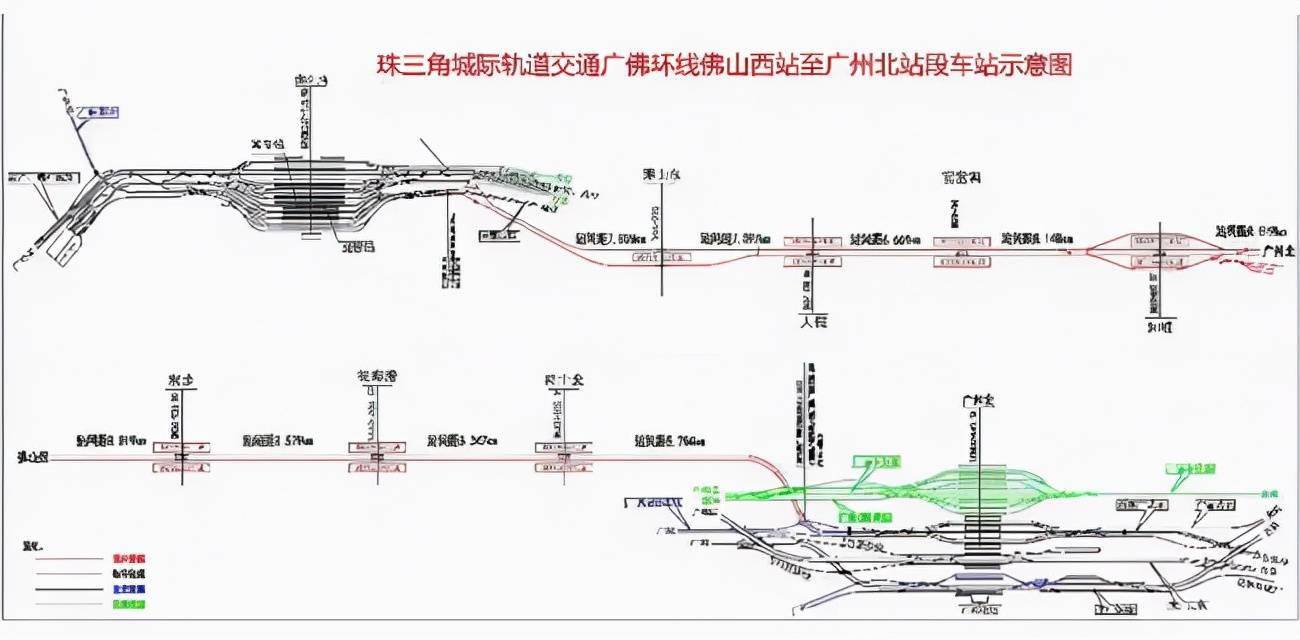 广佛环线西环(佛山西~广州北)环评二次公示,佛山新建4