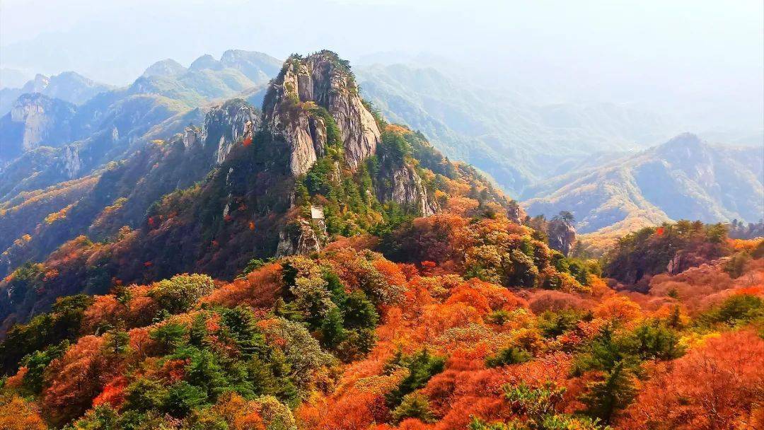 泡温泉赏红叶整整一个月尧山风景区免门票啦