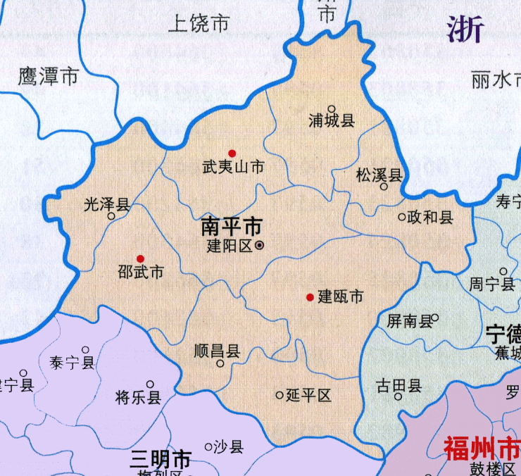 南平10区县人口一览:建阳区34.08万人,松溪县13.09万人_福建省