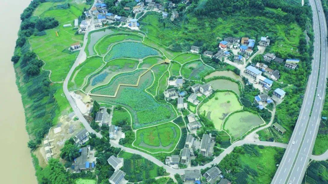 华蓥市明月镇白鹤咀村上榜2021四川名村50强!